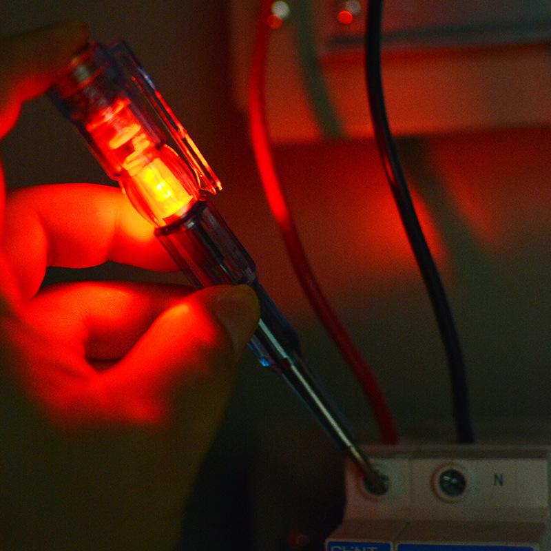 6pcs Induced Electric Voltage Test Pen Digital AC/DC Voltage Detectors Non-Contact Tester Meter Current Electric Sensor Test Pen