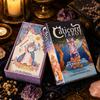 Caticorn Tarot Deck In Rigid Box, 78 Whimsical Watercolor Cat Cards 12*7cm Double-embossed, Indie Deck for Cat Enthusiasts