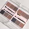 Three-color Eyebrow Powder Shadow Three-dimensional Eyebrow Shape Waterproof and Sweat-proof Natural Long-lasting Eyebrow Powder