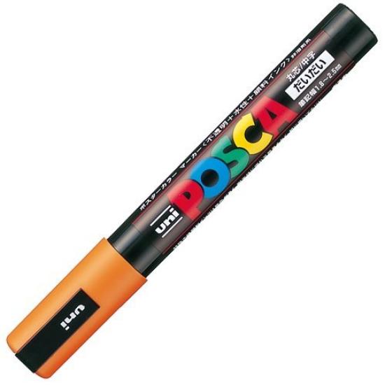 

Posca medium Water-based pen, nib, orange, PC5M.4 оранжевый