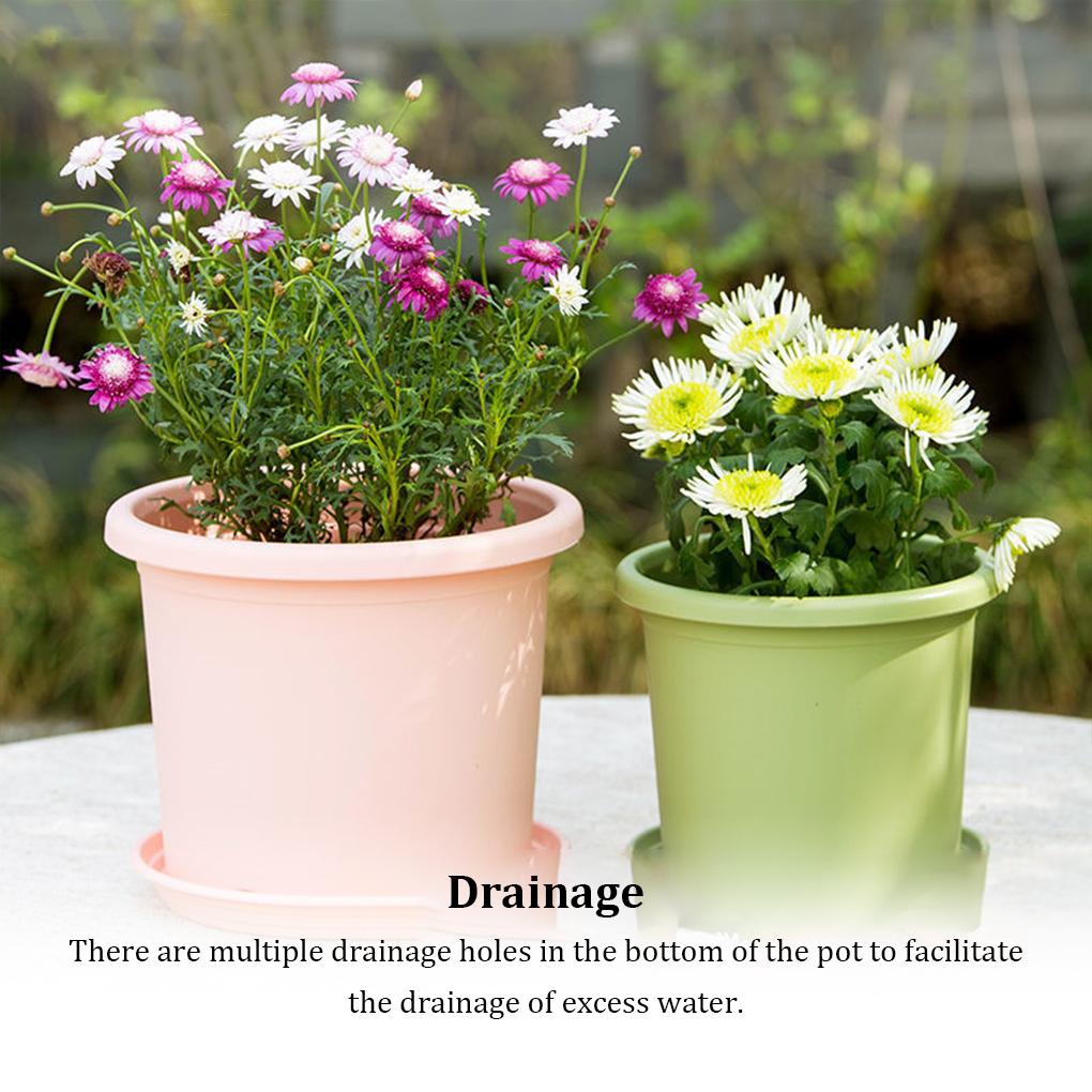 Plastic Roots Control Pot Rose Garden Nursery Green Plant Breathable Thickened Planter Drainage Holes Gardening