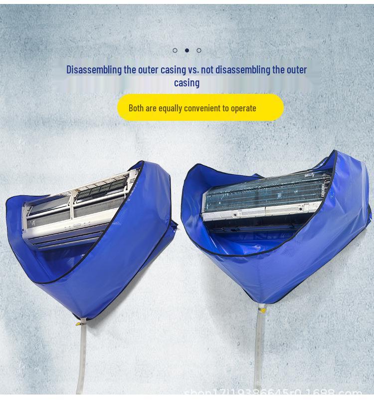 Universal Waterproof Air Conditioner Cleaning Bag (1-3 HP) - Dustproof Wall-Mounted Cover 2026