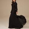 2025 Autumn/Winter Versatile Suit Jacket & Double-Layer Gauze Midi Skirt Set