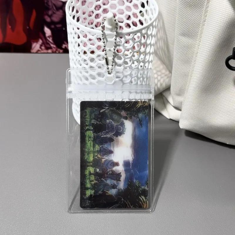 Kreative Karten Tanjirou Anime Actionfigur Cartoon Grating Card Niedliche Spielzeuge Kinder Geburtstagsgeschenk Anime Merchandise