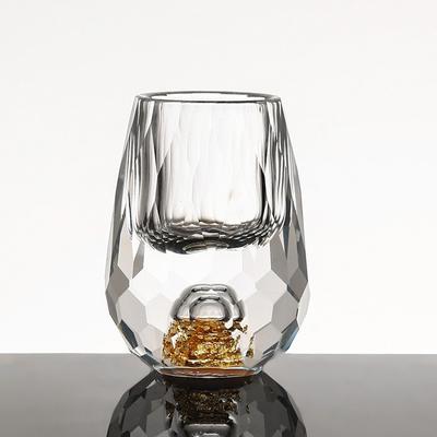 Weingläser mit Goldfolie, verdickter Weintrenner, Likör, Hotel, kommerziell, hochwertig, Kristall, verstärktes Glas, Weingläser.
