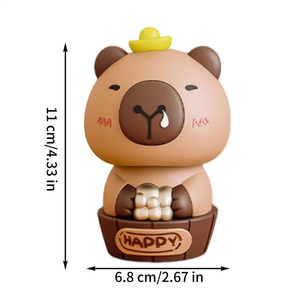 Auto Armaturenbrett Dekorationen Wasserschwein Solar Tanzfiguren Fahrzeug Innenzubehör Für Tischkonsole Tägliches Fahren LKW