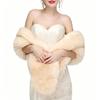 Women's Winter Faux Fur Bridal Shawl Wrap