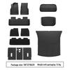 Fits Tesla Model Y 2025: Custom Front & Rear Trunk TPE Floor Mats