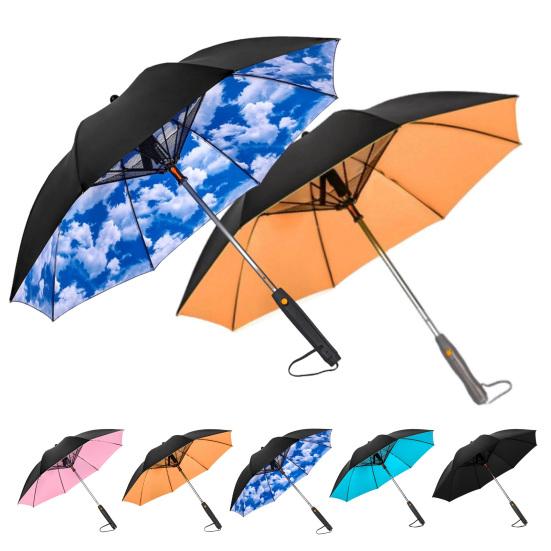 UV Blocking Fan Umbrella 3-in-1 Portable Mist Fan Umbrella Cooling Sun Protection Mister Spray