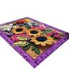 TEMU 3D Floral Diatom Mud Entrance Mat – Wear-Resistant, Cuttable Dust Removal Floor Mat for Hallways