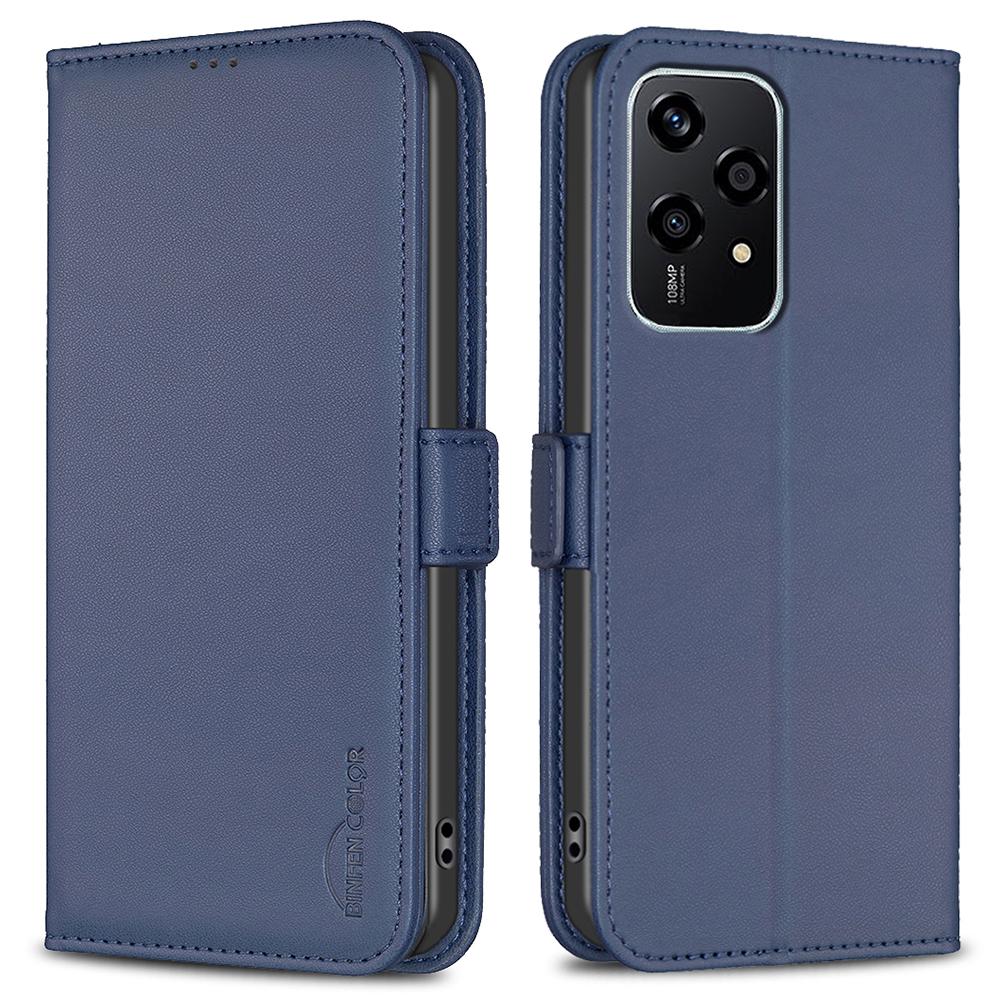 BINFEN COLOR BF31 For Honor 200 Lite Case PU Leather Phone Wallet Cover