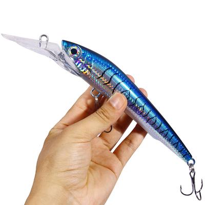 100G Meeresangelköder Salzwasserköder Sinking Super Big Minnow Angelköder Harter Köder Wobbler Minnow Hecht Karpfenköder