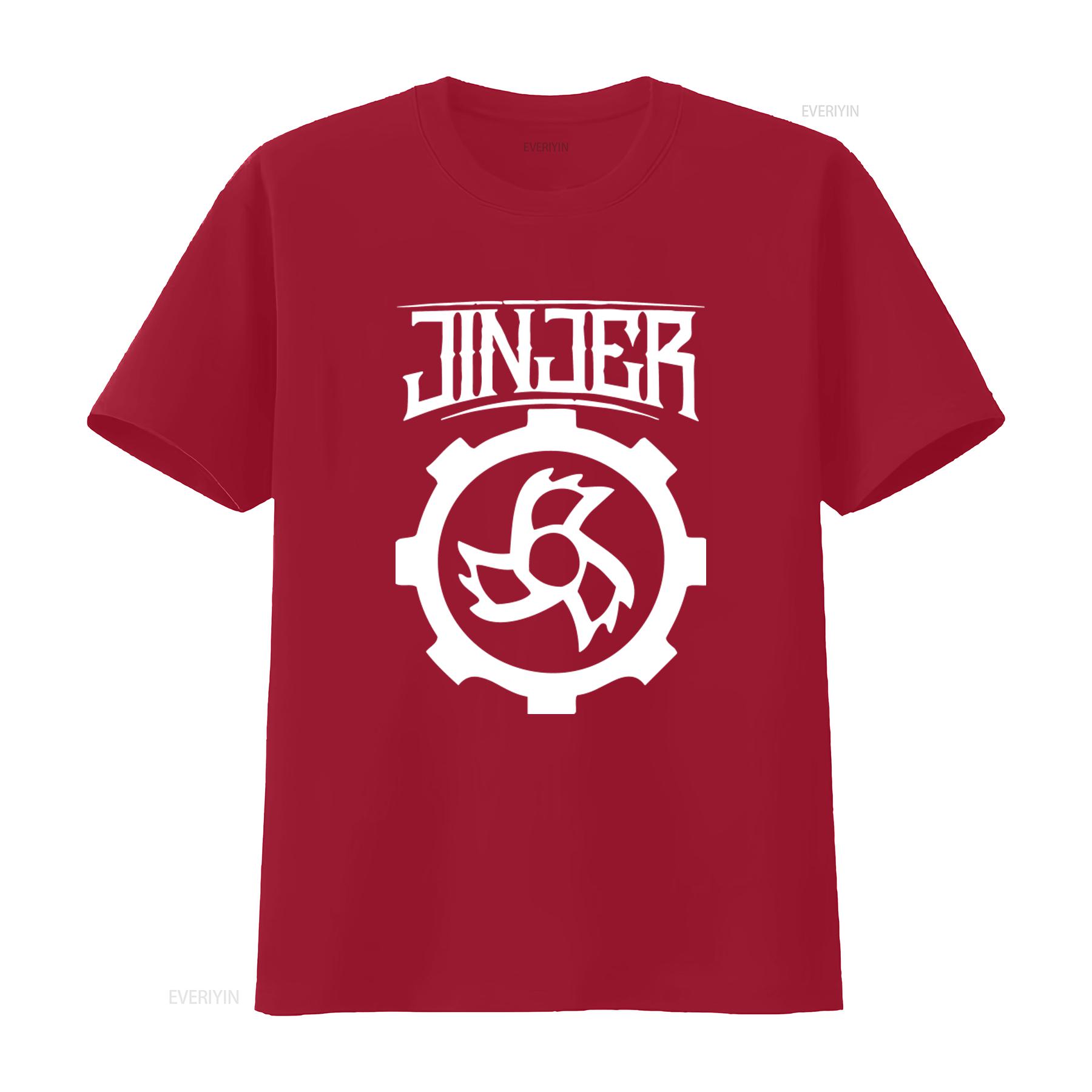 NWT Jinjer Metalcore Progressive Metal Rock Band Music Retro Logo T Shirt S 3XL Long vintage Washed Casual Unisex Stylish S