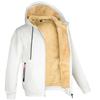Men's Lambskin Hooded Sweatshirt, 2026 Fall/Winter, Trendy Solid Color, Plus Velvet, Thickened Jacket