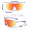 KINGSEVEN UV400 Sports Sunglasses Men Cycling Running MTB Eyewear Red Photochromic Protective Glasses Outdoor Bicycle Goggles