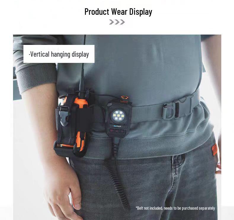 Outdoor Tactical Walkie Talkie Bag - Retractable, Ultralight, Small & Large Sizes Available