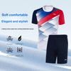 Li-Ning Comfortable Quick-Drying Breathable Badminton Training Match Versatile Short Sleeve Shorts Casual Sports Set Unisex Sports Set AATV097-1