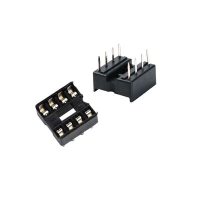 100 adet 8-Pin 8 pins DIL DIP IC soket pcb dayanağı konnektörü 8 PIN
