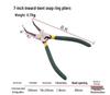7" & 9" Bent Head Snap Ring Circlip Pliers - Internal/External Spring Pliers Set