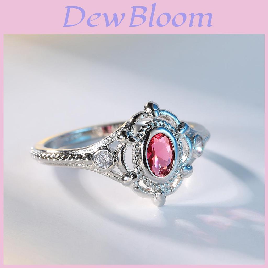 Stunning Ruby Inlaid Thai Silver Black Ring Elegant Geometric Design For Women Size 6 To 10