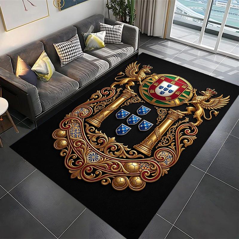 Royal Heraldry Ornate Design carpet printing Home Decor Christmas gifts Dormitory decoration Fashion