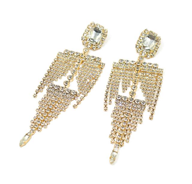 

Серьги из серебра 925 пробы с искусственными стразами и кисточками для свадебной вечеринки и невесты, модные ювелирные изделия для женщин (5 шт. бесплатной доставки)