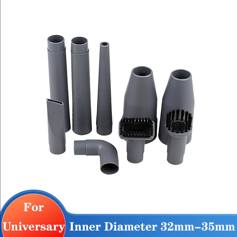 9pcs Vacuum Cleaner Micro Cleaning Nozzle Kit, Multifunctional Corner Brush Set, 32/35mm Vacuum Attachment