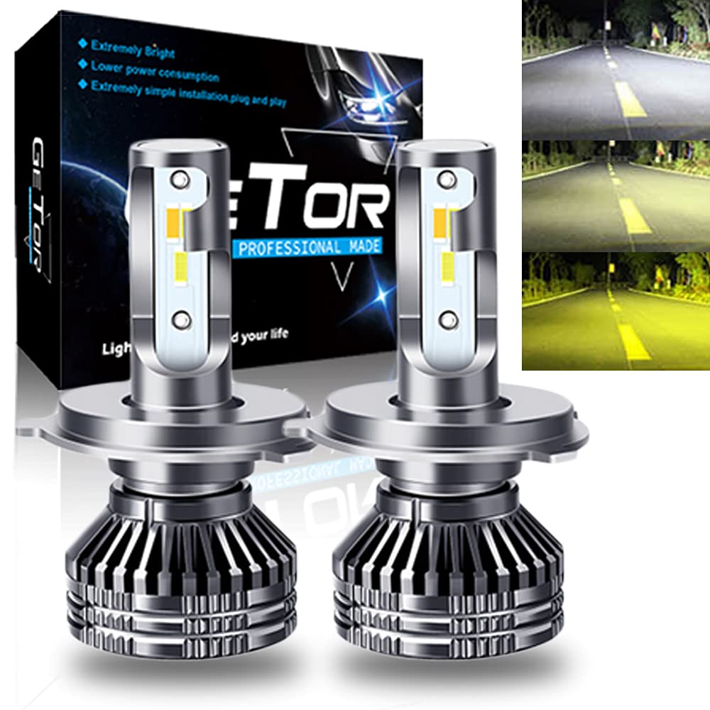 

H4 LED Headlight, Hi/Lo, 3 Color Switching, Integrated Type, H4 LED Fog Lamp, DC H4 белый