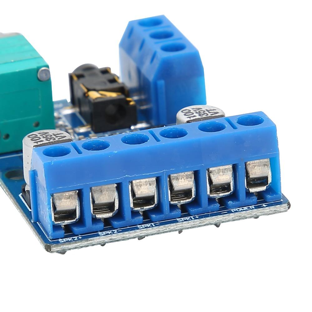 with Volume Control Stereo Dual Channel Module 12V/24V High-Power Amplifier Board DIY Module