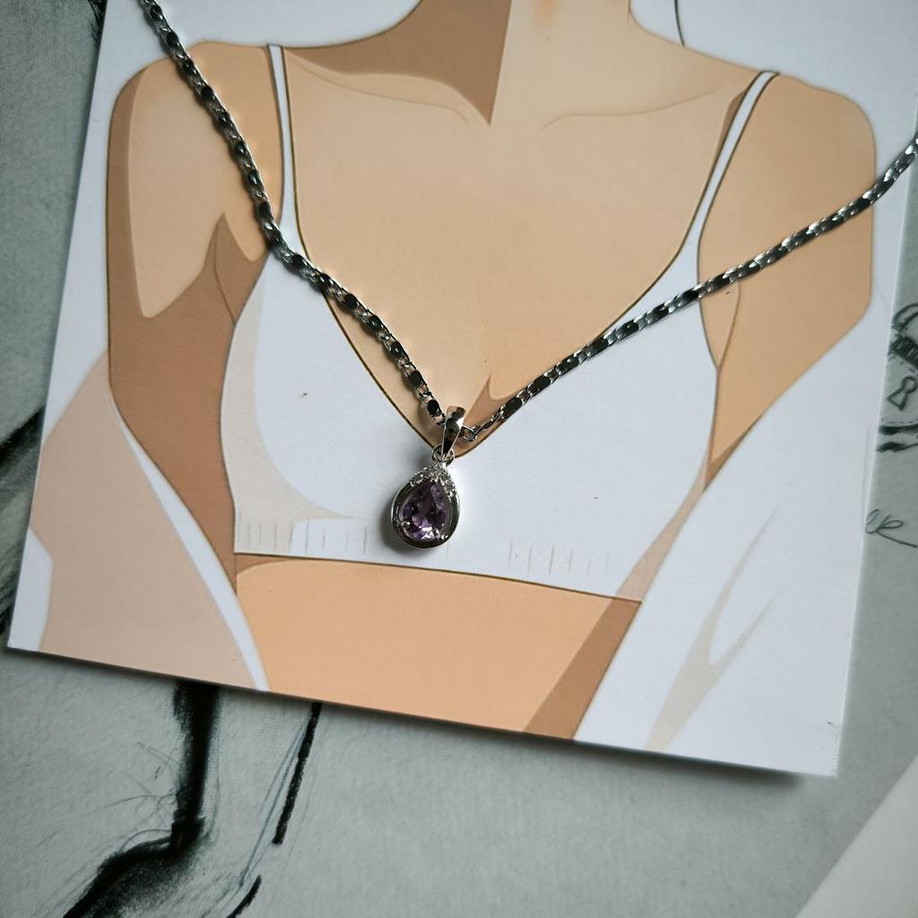Sølvanheng med ametyst 0.688ct (2189473)