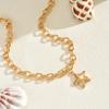 Diamond Love Necklace Alloy Jewelry Niche Versatile Sweet Clavicle Chain Women's Summer Necklace
