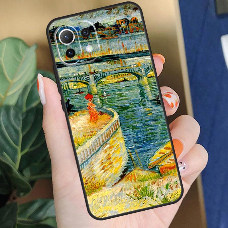 Van Gogh Oil Painting Case For Xiaomi 15 14 Ultra 13T 14T 15T Pro 17 Pro Max POCO X7 Pro X5 X6 F5 F6 F7 F8 Coque