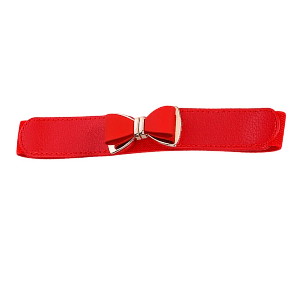 Elastic Waist Cincher for Women Adjustable Stretch Waist Belt with Decorative Buckle For Dresses Coats Jackets