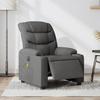 Vidaxl Reclining Massage Chair, Electric, Dark Grey, Fabric