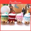 Plush Fruitcake Toy Cartoon Keychain Backpack Pendant Childrens Holiday Gift