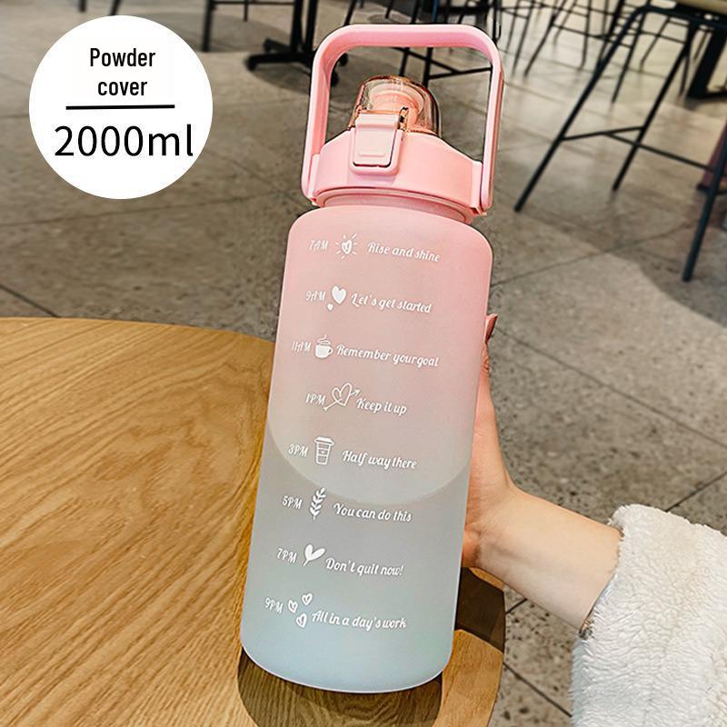 Portable 2L Plastic Sports Cup for Men and Women – Summer Fitness Edition