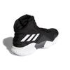 Adidas Pro Bounce 2018 Mid-Top Cushioning Durable Basketball Shoes Men's Black White FW5746