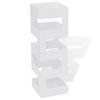 Carré Porte-parapluie Stockage pour cannes bâtons Acier 48,5 cm