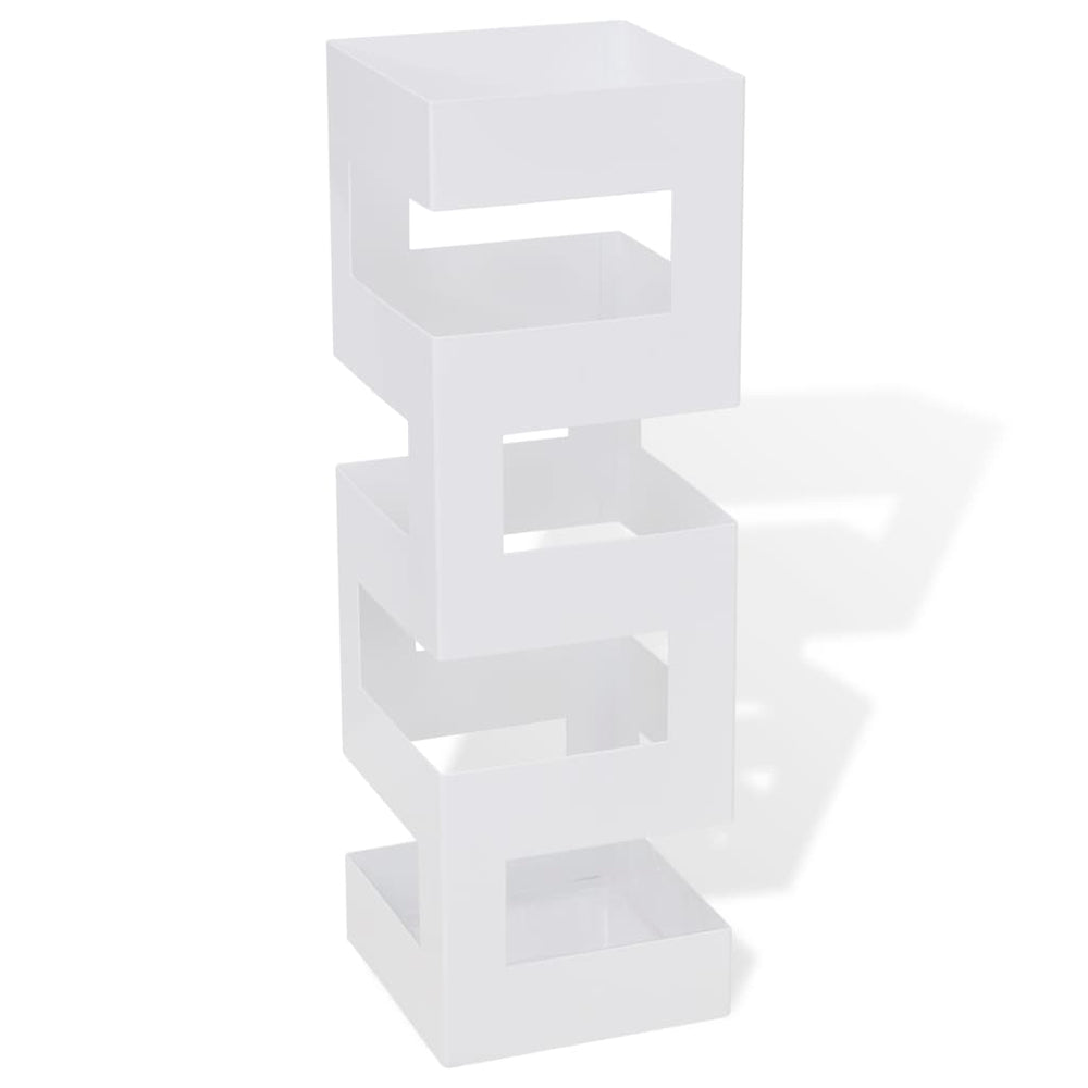 Carré Porte-parapluie Stockage pour cannes bâtons Acier 48,5 cm