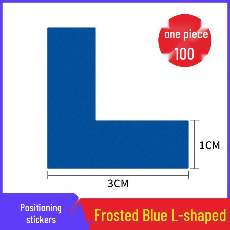 5S L-Shaped Positioning Floor & Desktop Stickers