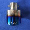 Venucia T70 Titanium Blue Stainless Steel Exhaust Tailpipe