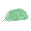 VidaXL Serre avec cadre en acier vert 10 m² 5x2x2,3 m, polytunnel, serre à cadre froid, serre pour tomate, serre de jardin, 364085