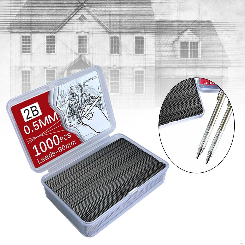 Lead Refills Large Capacity Portable Pencil Core for Office Home School