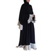 2026 Autumn New European and American Amazon Cross-border White Pleated Double Pleated Cuff Skirt Long Dress