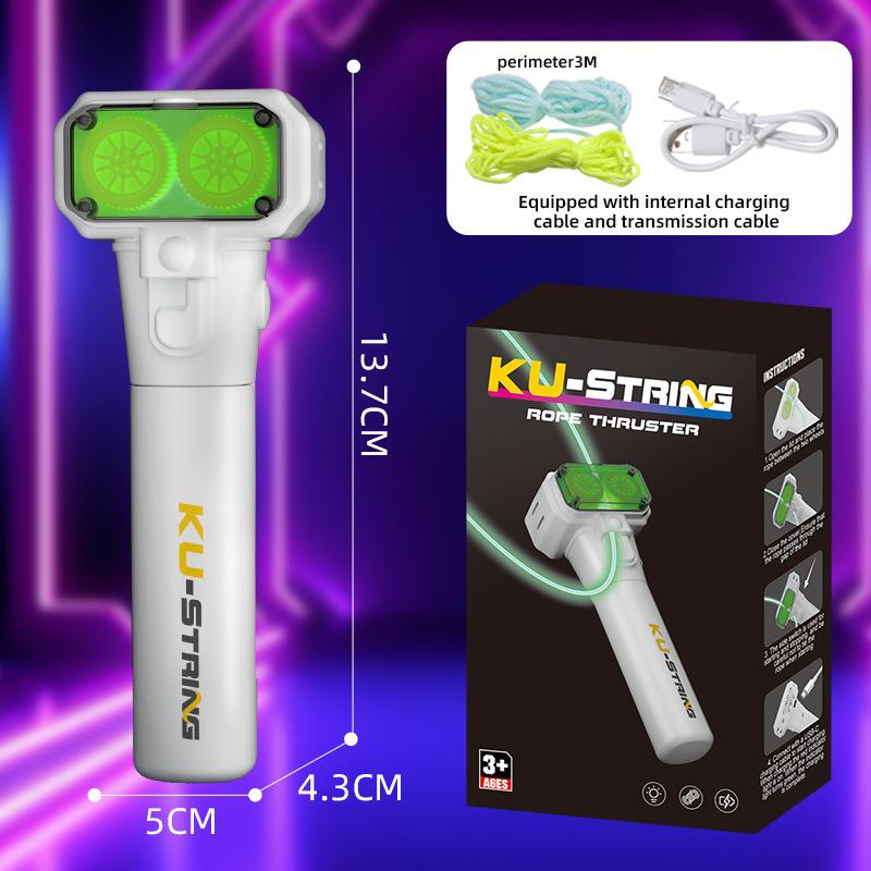 Cross-Border Luminous Yarn Cat Teaser Launcher: Creative, High-Speed, Decompression Toy