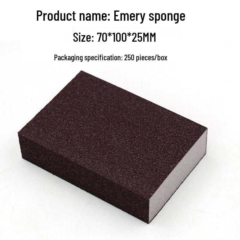 Губка с абразивом: Волшебная щетка для кастрюль для удаления ржавчины и пятен 1 Emery Sponge