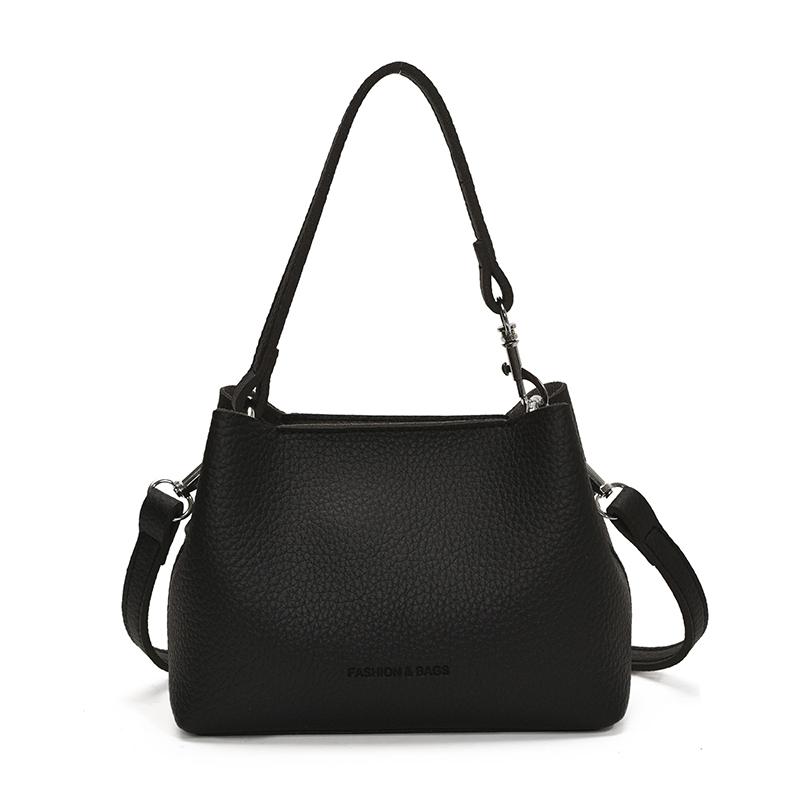 

Lightweight Summer High-end Commuting Phe Small Crossbody Bag for Women Light Luxury Large Capacity Work Bucket Bag чёрный