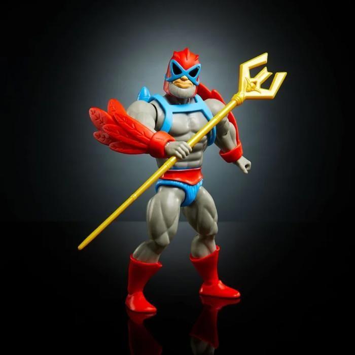 Figurine - MATTEL - Masters of the Universe - Stratos - 14 Cm - Articulée Avec Accessoires