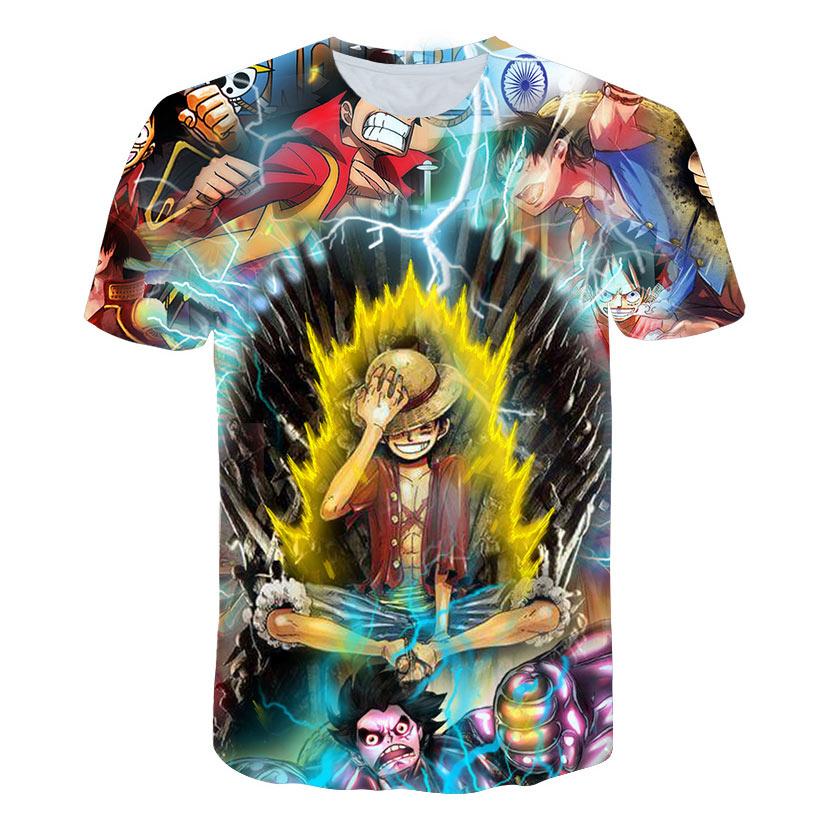 Jungen Anime T-Shirt Sommer Kurzarm Top