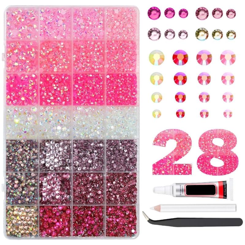 Premium Resin Nail Art Gems Pearls Style Flat Back Rhinestones For Professional Or Home Manicure Flatback Gems